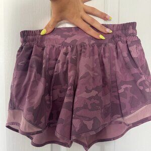 Pink Camo Lululemon Hotty Hot Short - Size 6